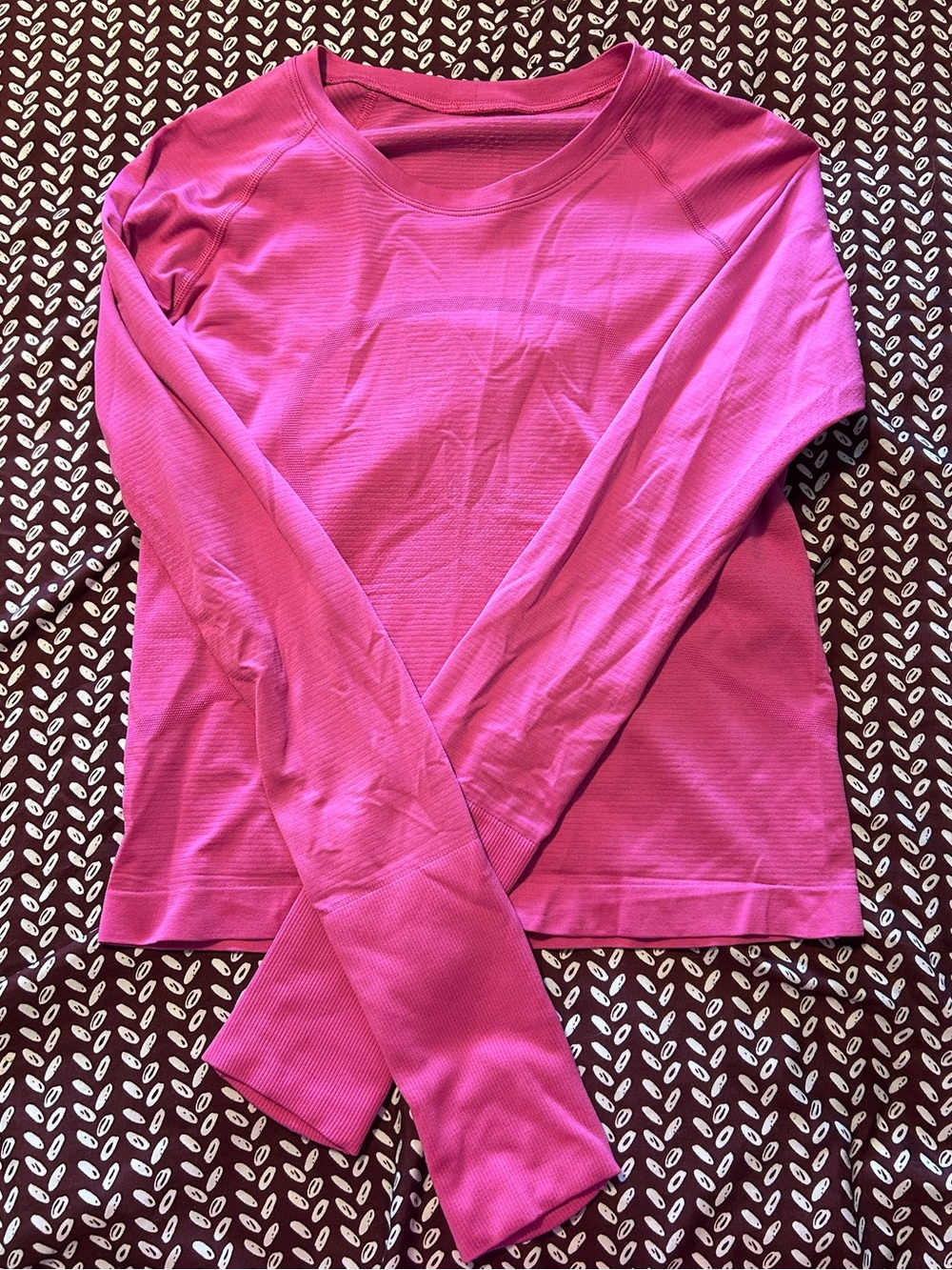 lululemon athletica Long-Sleeve Crewneck Top - Hot Pink